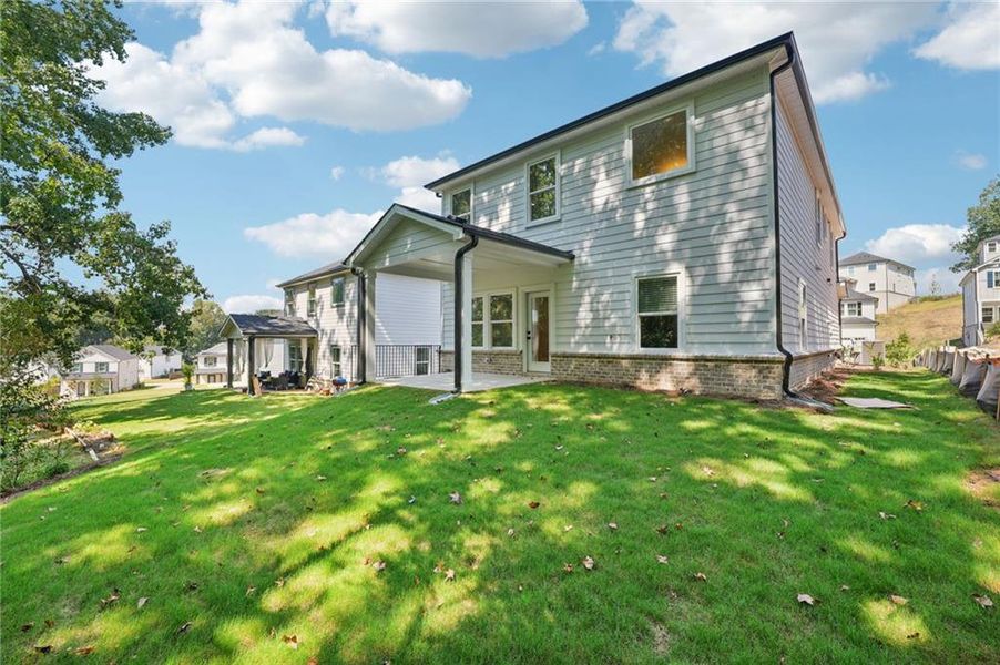 Exterior details and patio area of a home in Hemingway - Reserve Series, Cumming (Image 25). Exterior details and patio area of a home in Hemingway - Reserve Series, Cumming (Image 25).