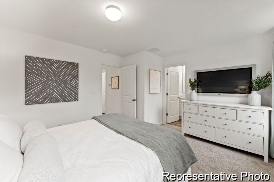 Furnished interior view inside a new home in Buies Creek Townhomes, Lillington (Image 11).