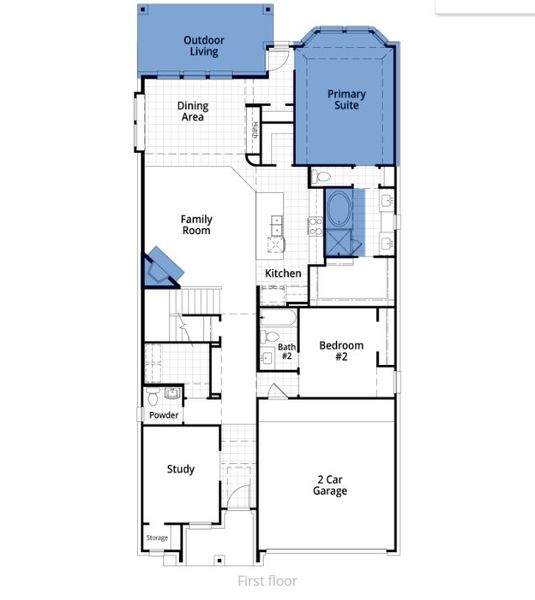 2D floor plan layout of this home in Devonshire, Forney, TX (Image 4). 2D floor plan layout of this home in Devonshire, Forney, TX (Image 4).