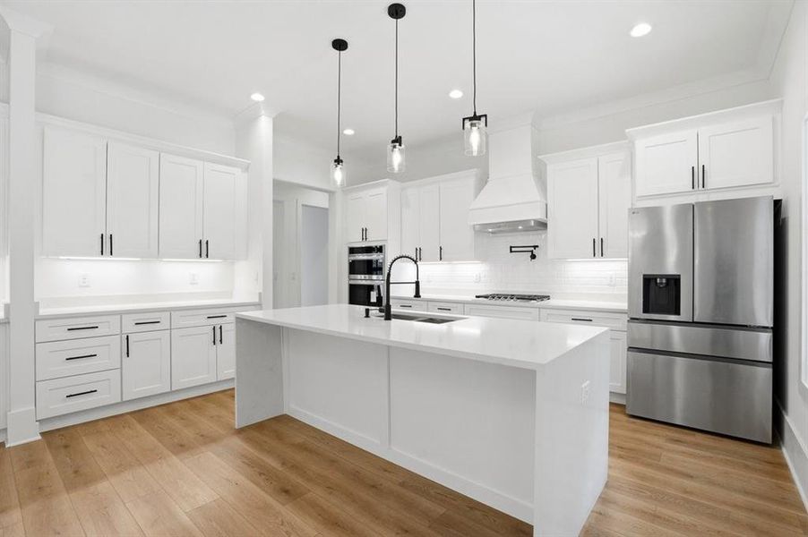 Furnished interior view inside a new home in , Marietta (Image 5).