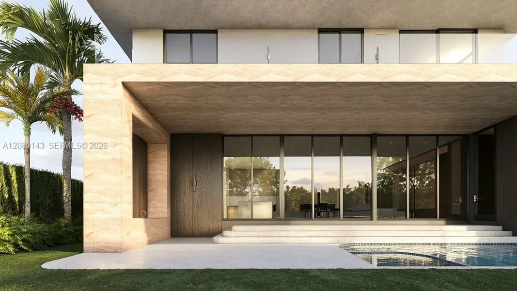 Exterior details and patio area of a home in , Bal Harbour (Image 7).