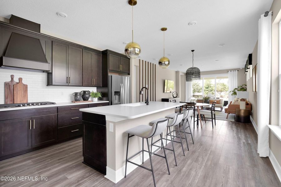 Furnished interior view inside a new home in Seminole Palms, Palm Coast (Image 5). Furnished interior view inside a new home in Seminole Palms, Palm Coast (Image 5).