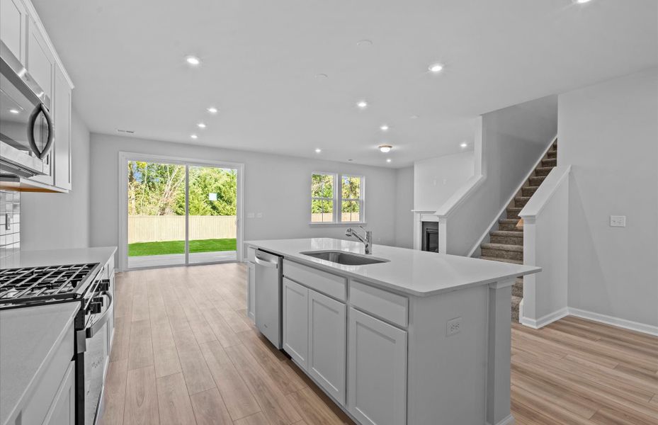 Furnished interior view inside a new home in Sparrow Creek, Boiling Springs (Image 11).