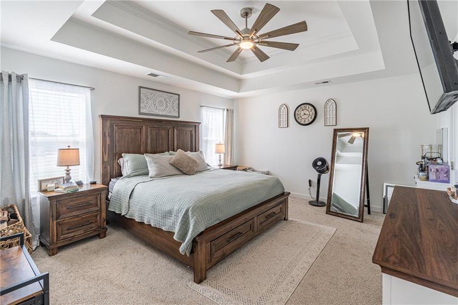 Furnished interior view inside a new home in River Station, Monroe (Image 9).
