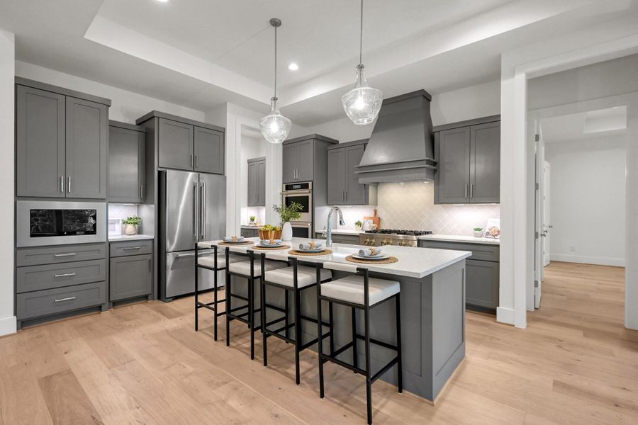 Furnished interior view inside a new home in The Cedars, Plantersville (Image 5).