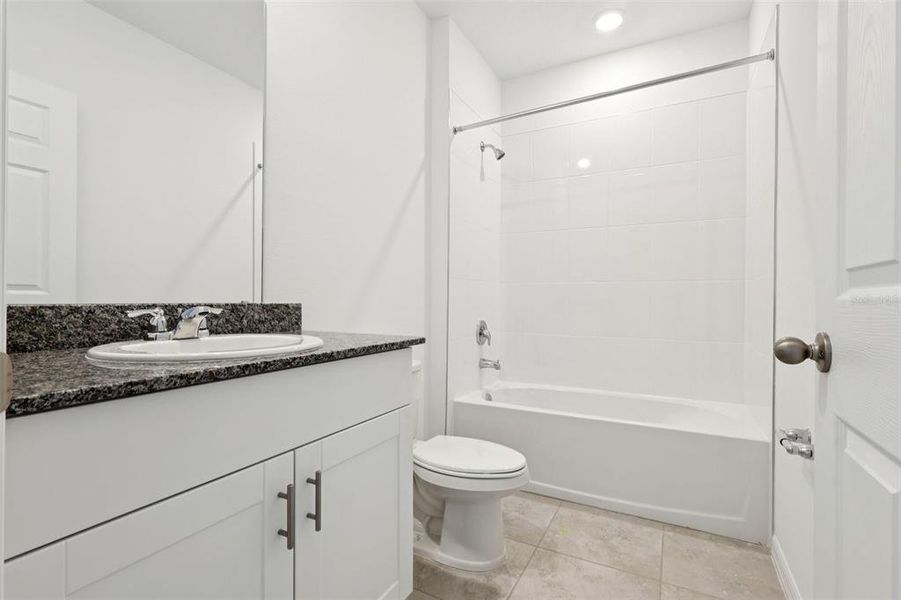 Furnished interior view inside a new home in Deer Run at Crosswinds, Davenport (Image 7).