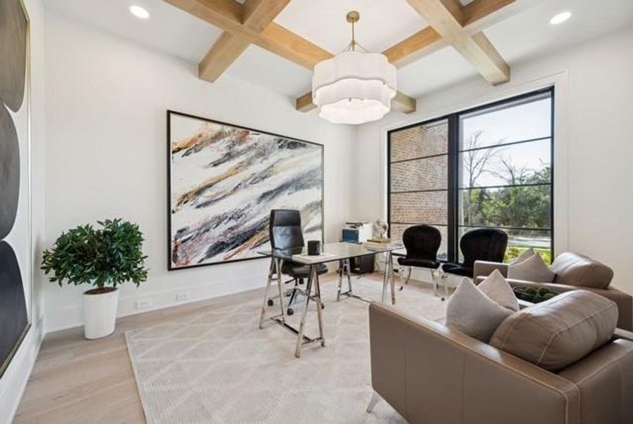 Furnished interior view inside a new home in , Keller (Image 18).