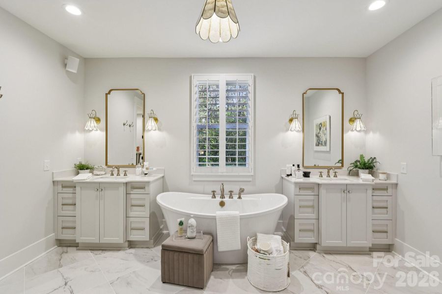 Furnished interior view inside a new home in , Charlotte (Image 14). Furnished interior view inside a new home in , Charlotte (Image 14).