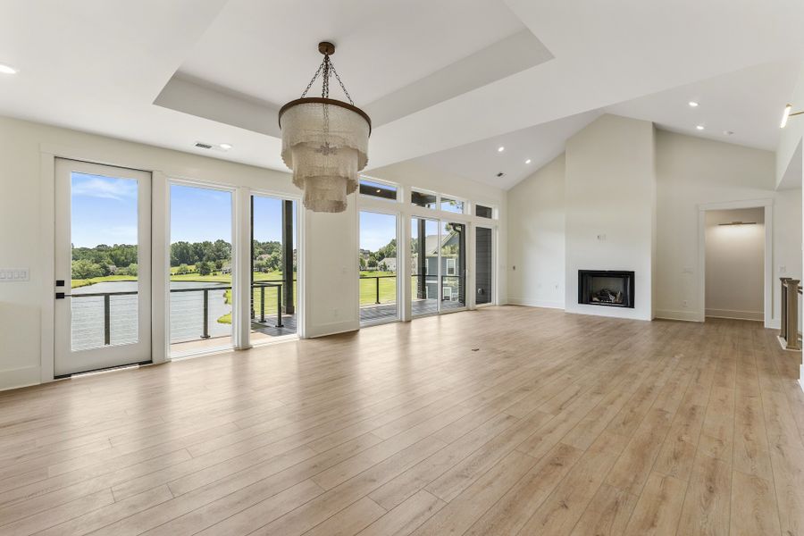 Representative unfurnished interior of a home built from the Aberdeen by Hunter Quinn Homes in Greenwood County Homes, Ninety Six (Image 11).