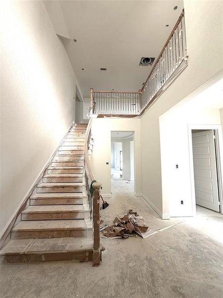 In-progress construction of a new home in Sweetgrass, Haslet, TX (Image 8).