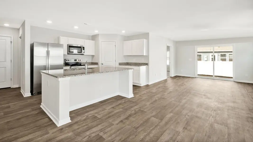 Spacious, unfurnished interior of a new home in Indigo Preserve Townhomes, Leland (Image 16).