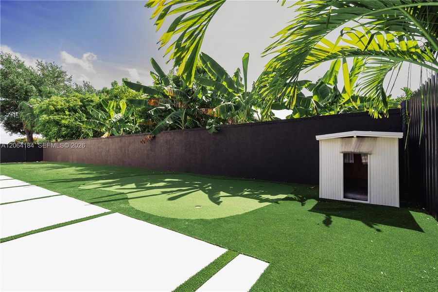 Exterior details and patio area of a home in , Miami (Image 36). Exterior details and patio area of a home in , Miami (Image 36).