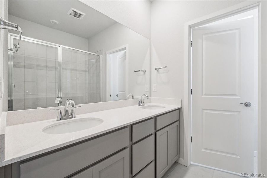 Furnished interior view inside a new home in Paired Homes at Alder Creek, Parker (Image 3).