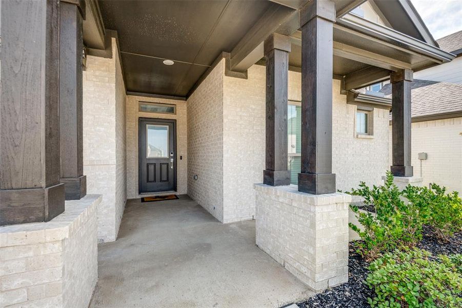 Front exterior of a new home in , Royse City, TX, highlighting curb appeal (Image 21).