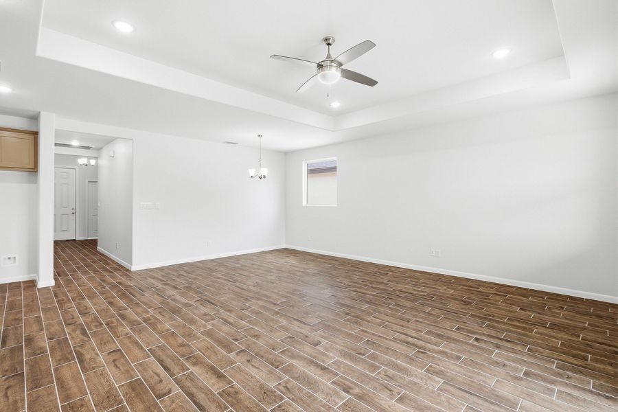 Spacious, unfurnished interior of a new home in Paloma Ranch, Harlingen (Image 9). Spacious, unfurnished interior of a new home in Paloma Ranch, Harlingen (Image 9).