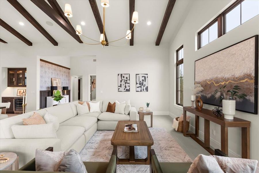 Furnished interior view inside a new home in , Montverde (Image 14).