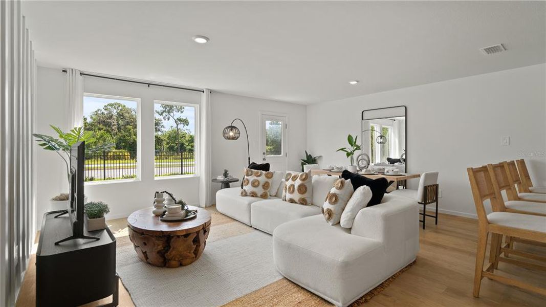 Furnished interior view inside a new home in , Davenport (Image 11).