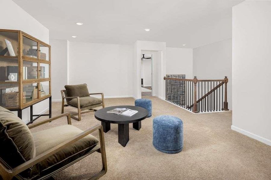 Furnished interior view inside a new home in The Woodlands Preserve, Jackson (Image 13).