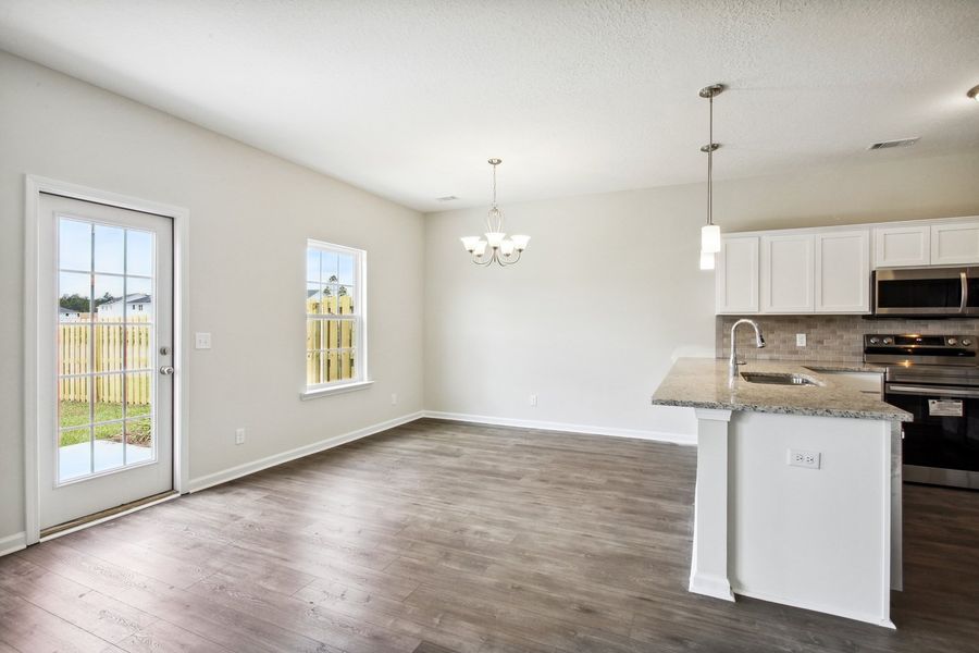 Representative unfurnished interior of a home built from the The Denmark by RTS Homes in The Pointe at Villages on Marne, Hinesville (Image 30).