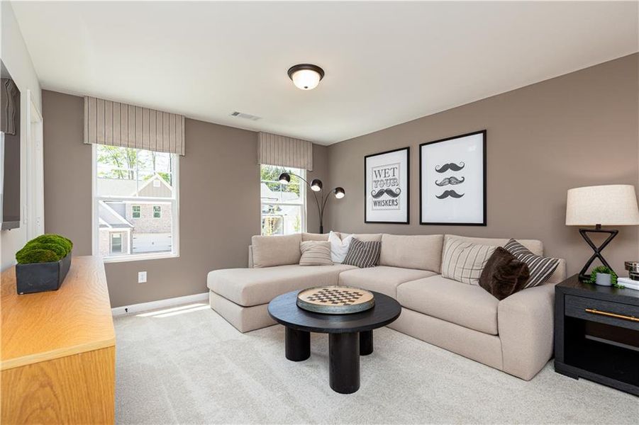 Furnished interior view inside a new home in Riverside Ridge, Lawrenceville (Image 16).