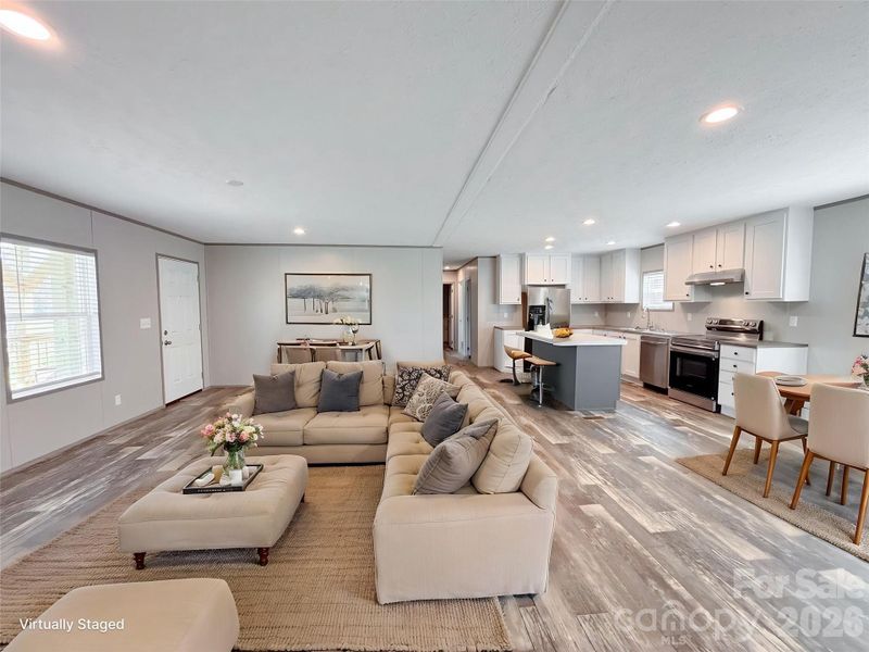 Furnished interior view inside a new home in , Connelly Springs (Image 8).