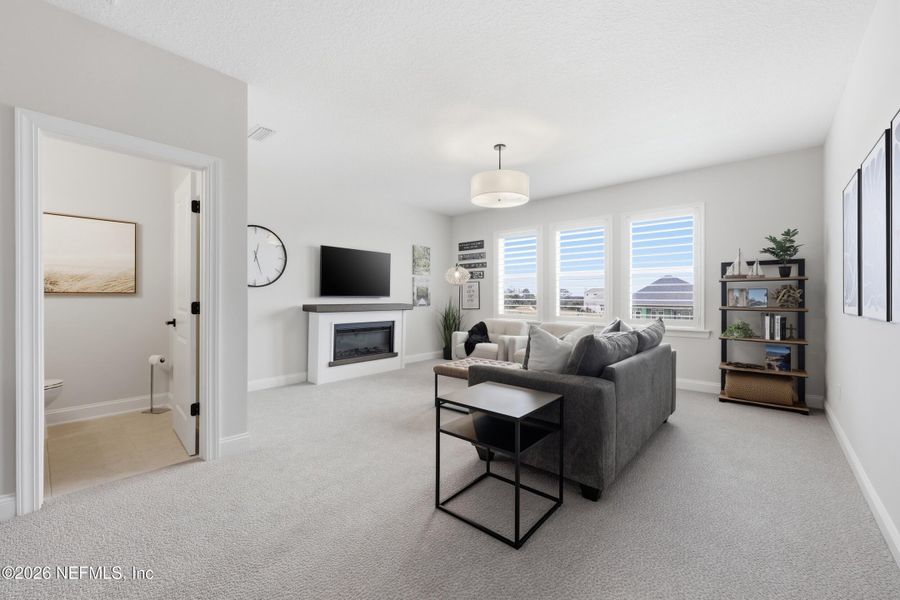 Furnished interior view inside a new home in , St. Augustine (Image 44).