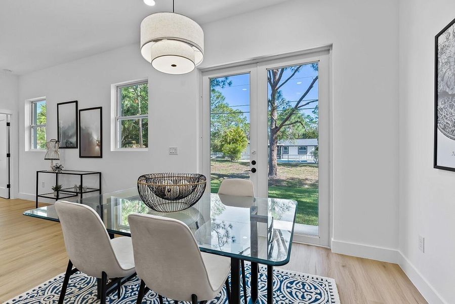 Furnished interior view inside a new home in , Vero Beach (Image 9).