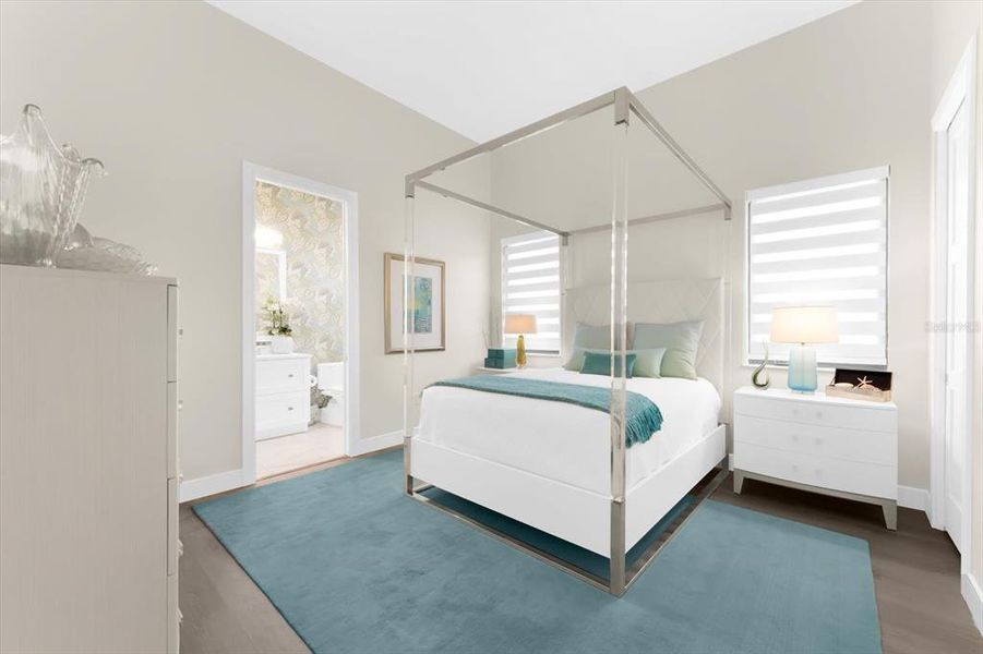 Furnished interior view inside a new home in , Port Charlotte (Image 66).