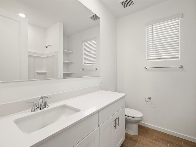 Furnished interior view inside a new home in Mesquite Mountain Ranch at Frontera, Surprise (Image 4).