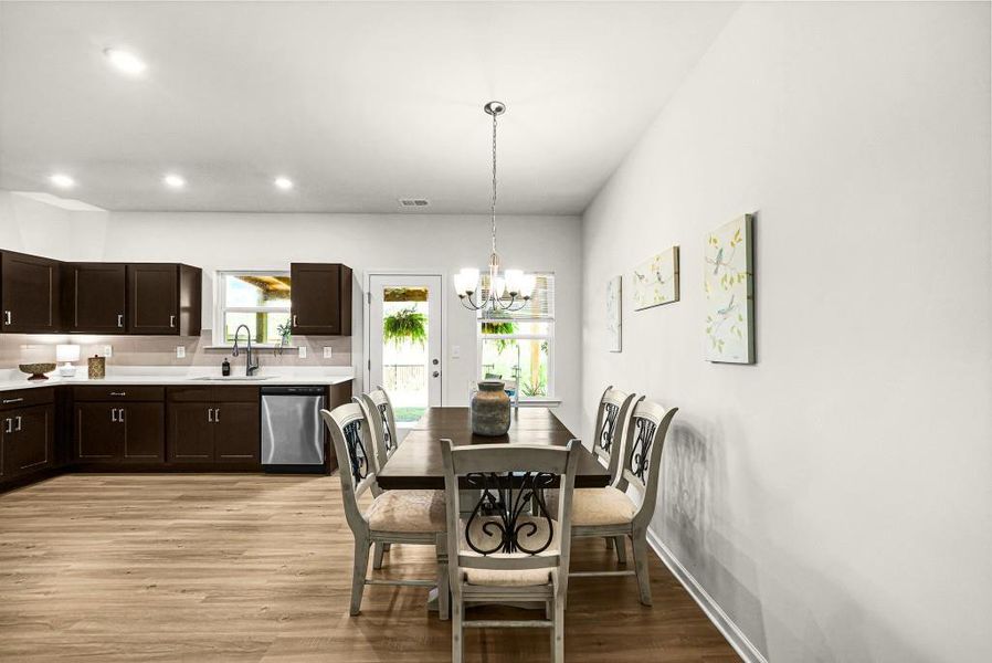 Furnished interior view inside a new home in , Cartersville (Image 15).