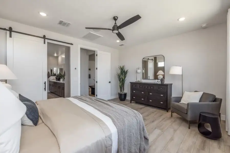 Furnished interior view inside a new home in The Grove at El Cidro, Goodyear (Image 25).