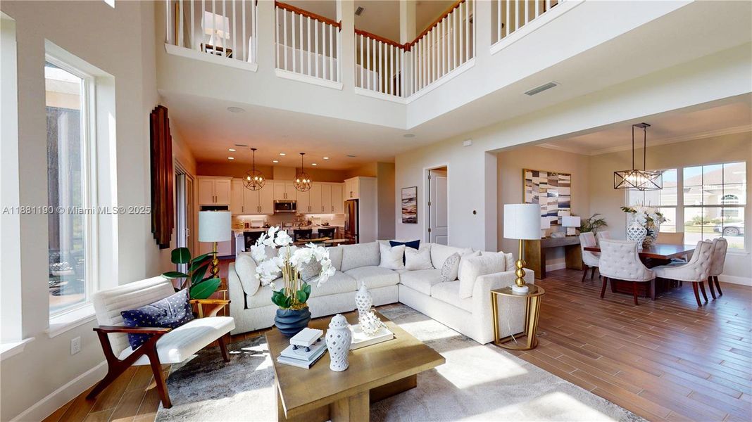 Furnished interior view inside a new home in Westlake Single Family, Ormond Beach (Image 14). Furnished interior view inside a new home in Westlake Single Family, Ormond Beach (Image 14).