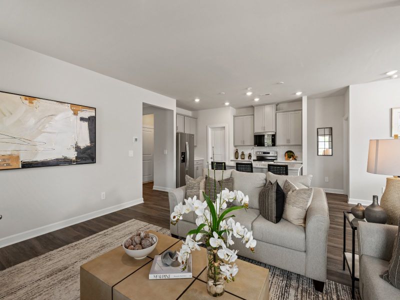 Our open-concept floorplan makes hosting a breeze.