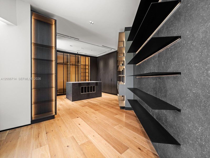 Primary custom closets & built-in millwork
