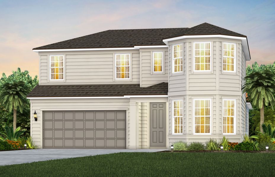 Representative exterior photo of a completed home built from the Coral Grand by Pulte Homes in Murray Farms, Middleburg, FL (Image 23). Representative exterior photo of a completed home built from the Coral Grand by Pulte Homes in Murray Farms, Middleburg, FL (Image 23).