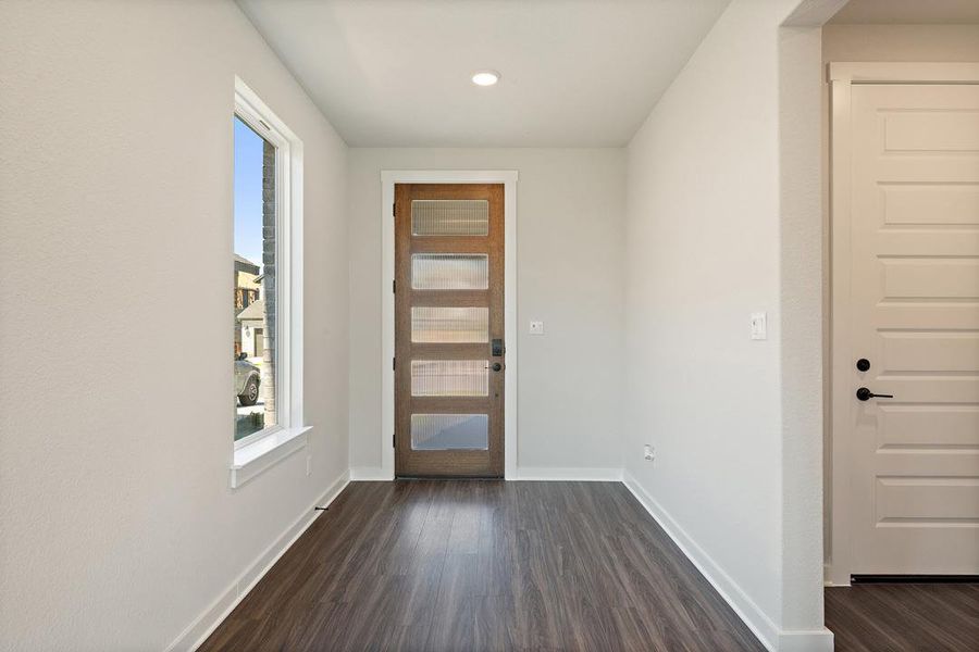 Spacious, unfurnished interior of a new home in Terrace Collection at Lariat, Liberty Hill (Image 16). Spacious, unfurnished interior of a new home in Terrace Collection at Lariat, Liberty Hill (Image 16).