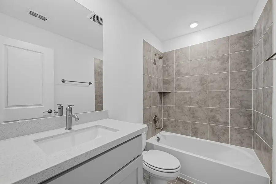 Furnished interior view inside a new home in South Oak, Lakewood Village (Image 11).