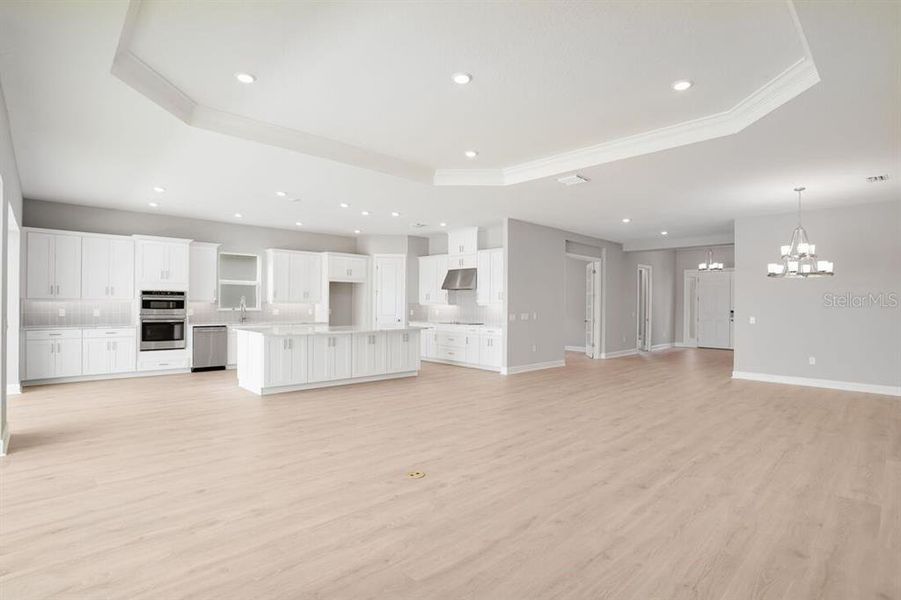 Spacious, unfurnished interior of a new home in Esplanade at Westview, Kissimmee (Image 20). Spacious, unfurnished interior of a new home in Esplanade at Westview, Kissimmee (Image 20).