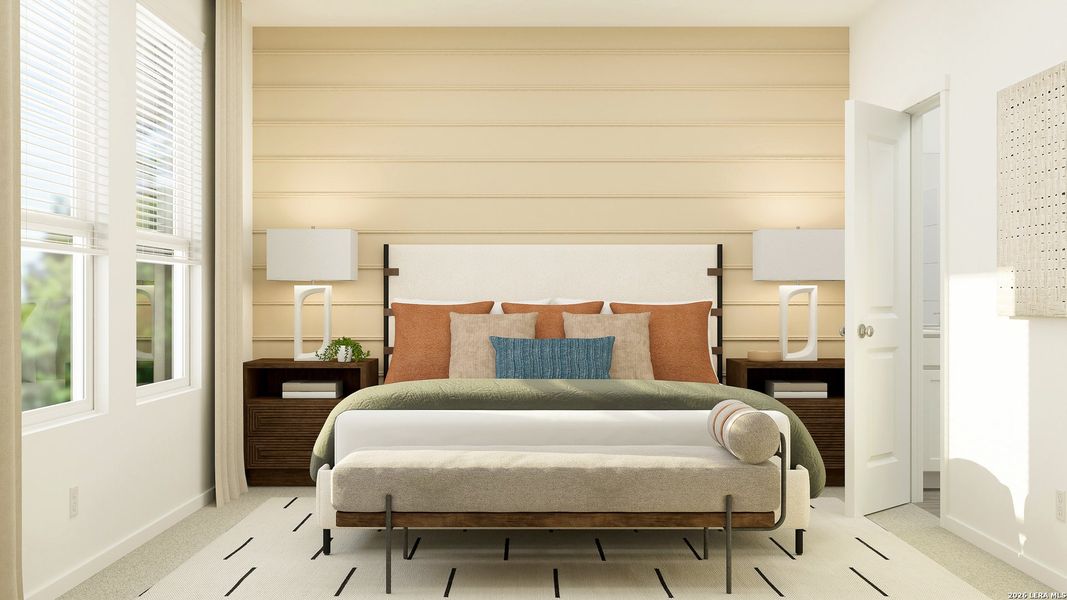 Furnished interior view inside a new home in Pleasanton Meadows, Pleasanton (Image 9).