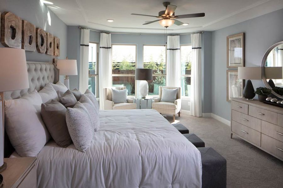 Representative furnished interior of a home built from the Pewter by Taylor Morrison in Highland Lakes, McKinney (Image 7).