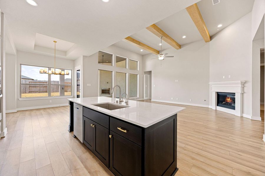 Furnished interior view inside a new home in Audubon 60’s, Magnolia (Image 8).