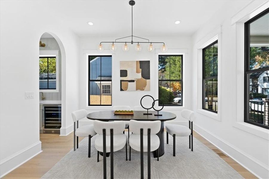 Furnished interior view inside a new home in , Decatur (Image 9).