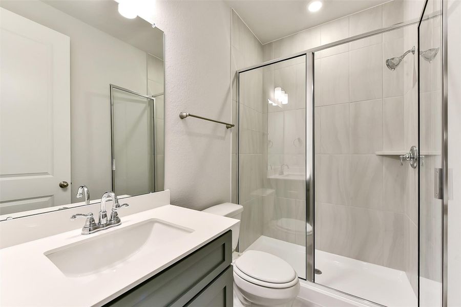 Furnished interior view inside a new home in Evergreen 50', Conroe (Image 7). Furnished interior view inside a new home in Evergreen 50', Conroe (Image 7).