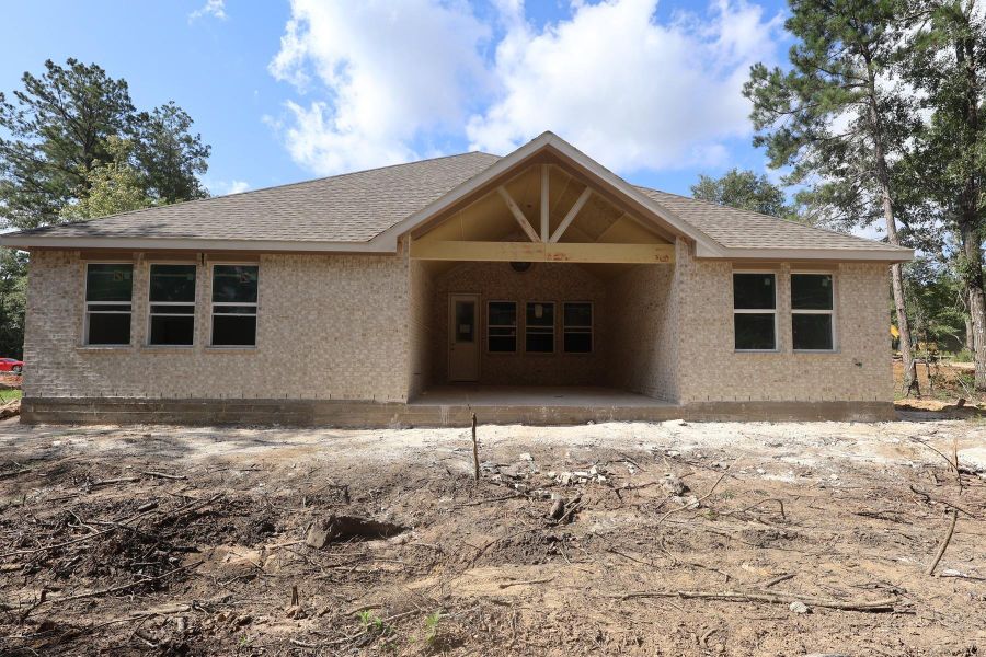 Backyard with covered patio - still under construction! Backyard with covered patio - still under construction!