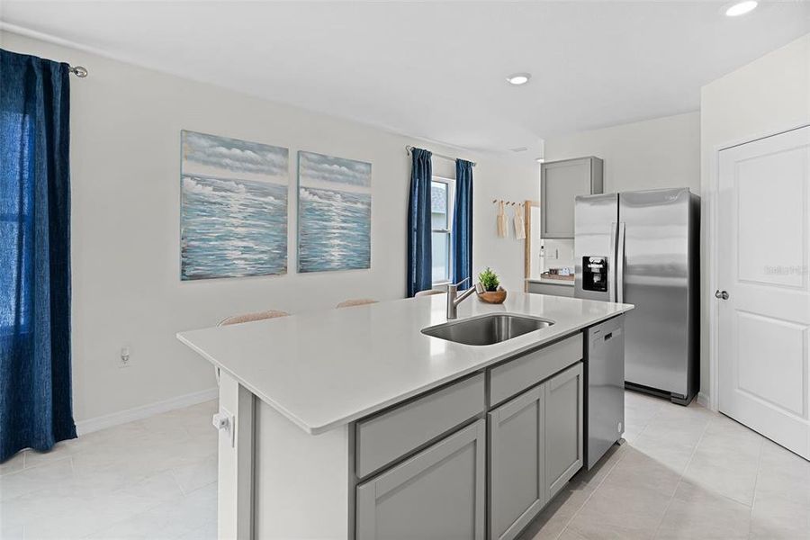 Furnished interior view inside a new home in , Davenport (Image 8).