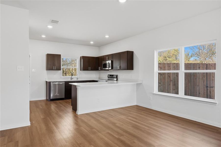 Furnished interior view inside a new home in Courtland Place, Cleburne (Image 8). Furnished interior view inside a new home in Courtland Place, Cleburne (Image 8).