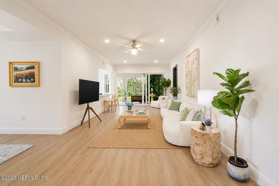 Furnished interior view inside a new home in , Palm Coast (Image 17).