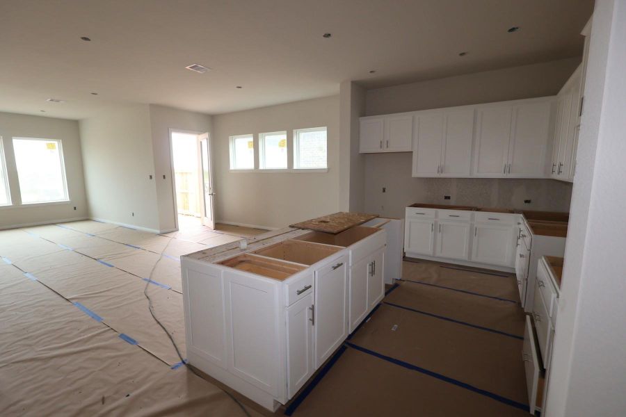 In-progress construction of a new home in Jordan Ranch - Terrace Collection, Fulshear, TX (Image 4).