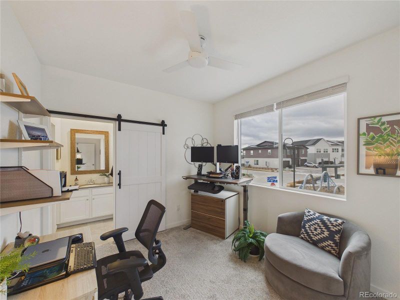 Furnished interior view inside a new home in Whisper Village, Arvada (Image 26).