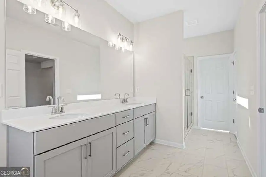 Furnished interior view inside a new home in Wehunt Meadows, Hoschton (Image 6).